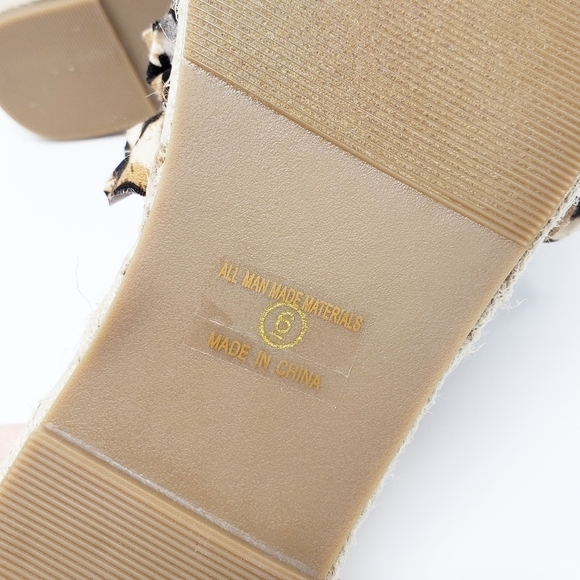 CCOCCI Bermuda leopard sandal slides - Picture 7 of 8